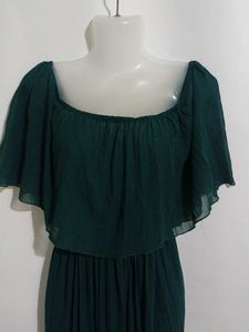 OFF SHOULDER MIDI DRESS