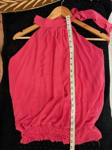 Chic Pink Halter Top