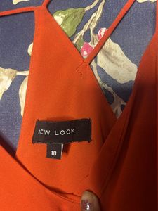 Orange Top New Look