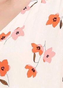 HONEY BY PANTALOON WHITE PRINTED SHIRT STYLE TOP
