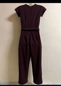 stalk branded Elegant Maroon Jumpsuit