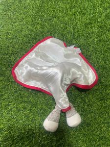 Baby Starters Sock Monkey Plush White/Red Trim Sec