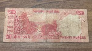RARE 20Rs Fancy number 000001