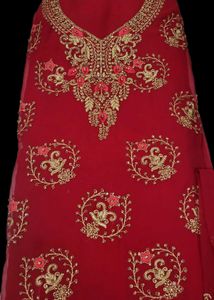 Georgette Suit With Beautiful Work