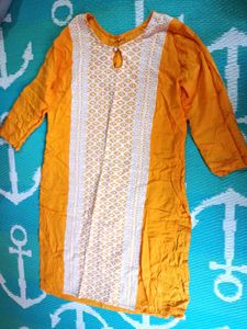Yellow Kurta