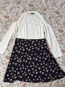 Unique Bird Print Dress