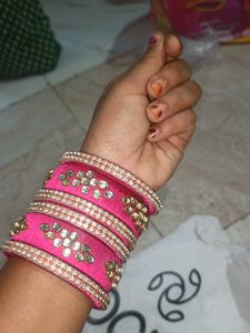 Bright look in Bangles 👌