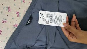 Stylish One shoulder Gray Top💗