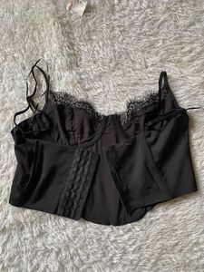 Black Lace Corset Top