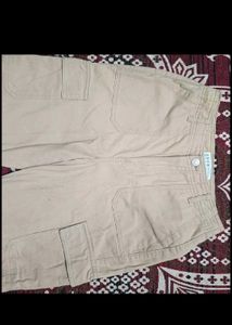 Beige Cargo Pant