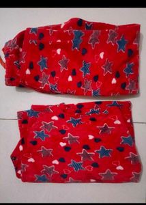 2 Full Suit Red And Pink For Girl With 1Extra Pant