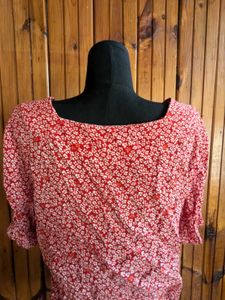 Floral cotton Top 🍒