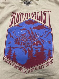 Graphic Print Crop Top