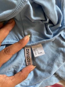 H&amp;m Skims Dupe Blue Bodycon Dress