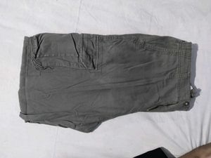 Olive Green Cargo Shorts