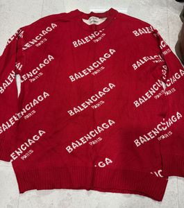 Balenciaga All Over Logo Sweater