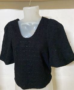 Sequin Black Top (new)