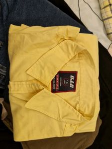 Yellow Casual Sunmer Shirt