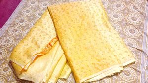 Golden Saree Free Sare