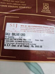PRICE DROP Brand New Double Bed Sheet