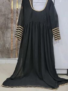 Elegant Black Ethnic Gown