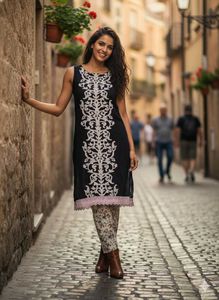 Elegant Black Kurta