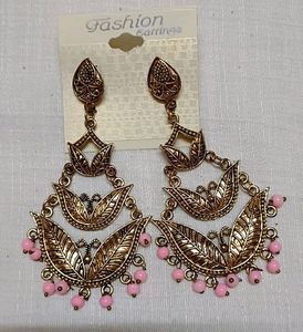 Gold Oxidized Earrings ❤