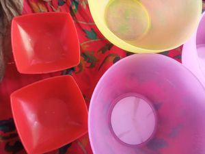 Plastic Bowl And Pasty Box