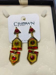 Floral Tassel Earrings