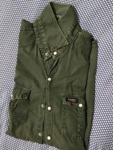 Superdry Olive Green Shirt