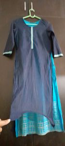 avaasa ethnic wear kurti,  Size: M, Navy blue