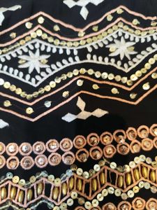 Embellished Black Ibiza Shorts