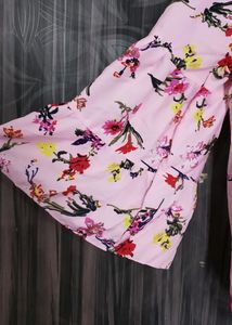 Pink Off Shoulder Top