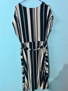 Striped Wrap Dress XXL size