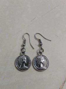 Coin Drop Earrings
