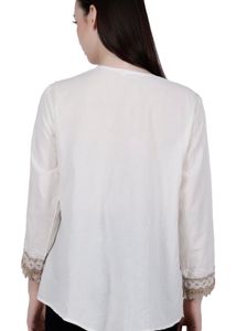 Lace Trimmed Top