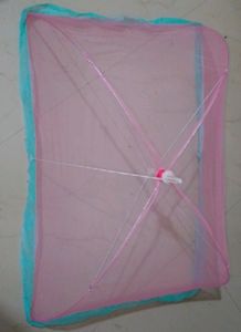 Pink & Blue Bed Canopy