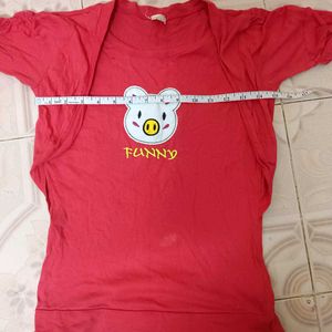 Cute &#39;Funny&#39; Piglet Tee