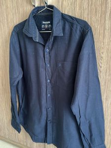 Navy Blue Moustache Shirt