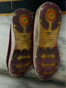 Comfortable Maroon Slip-On Shoes