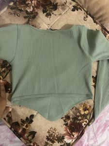Set of 2 cropped Zara Knit Top