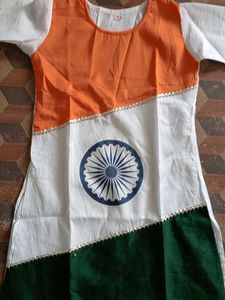New Style Tiranga Printed Kurti