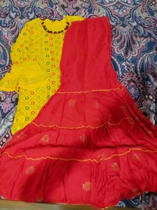 Beautiful Gharara Kurti With Dupatta