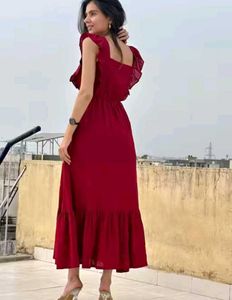 Trending Maroon dress for women&#39;s n