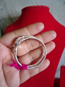 Baby Pure Silver Bangles