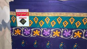 Purple Dress Material