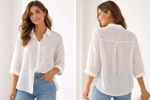 White New Shirt Top For Ladies Fig Style