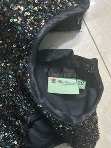 Emerald Green Sparkle Dress For 2 Years Old