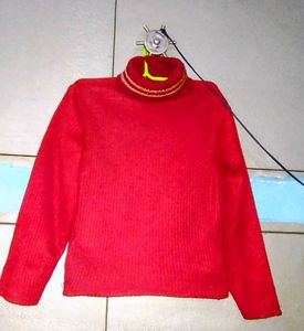 Striped Turtleneck Sweater