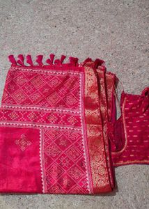 Beautiful Pink Saree